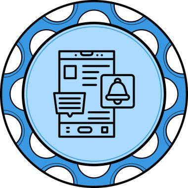 Bildirimleri Zorla Zarif Çağdaş Dijital Grafik Özelliği