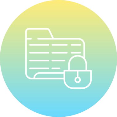 Veri Şifreleme Eşsiz Yenilikçi Dijital Grafik Sembolü