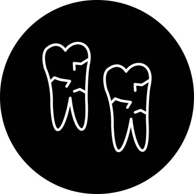 Sağlıklı tek bir diş, diş minesi ve periyodik sağlığı temsil eden diş eti çizgisinde güvenle bulunur..