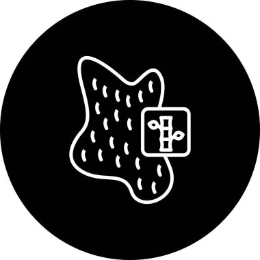 Bambu Kumaş Çizgisi Düz Simgesi