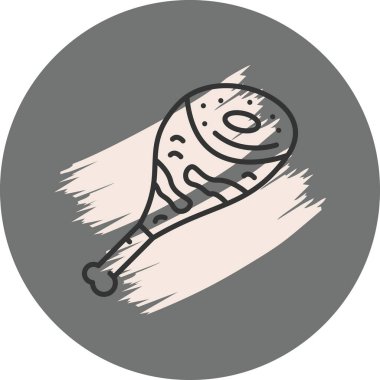 Bacak Parçası Yaratıcı İşlevsel Web Grafik Sembolü