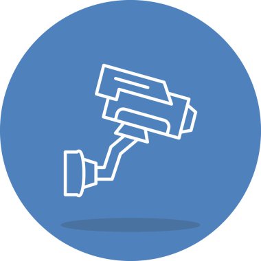 CCTV simge vektör illüstrasyon tasarımı