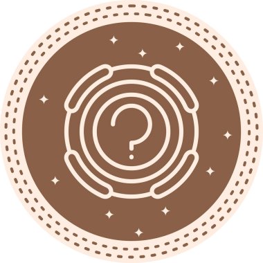 soru web simge vektör çizim