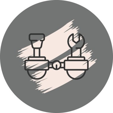 Araç Kemeri Yüksek Çözünürlüklü Düz Tasarım Sembolü