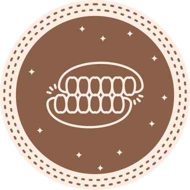 Öğütücü simgesi basit düz illüstrasyon