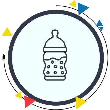 Bebek Sütü Şişe Simgesi, Basit Resim