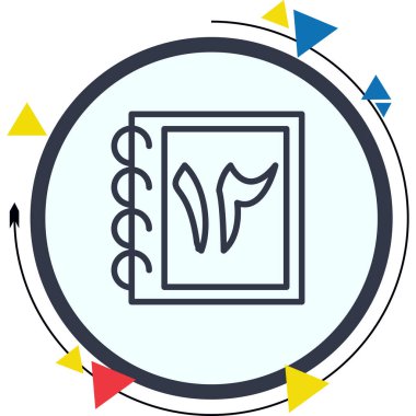 12 Web simgesi vektör illüstrasyonu