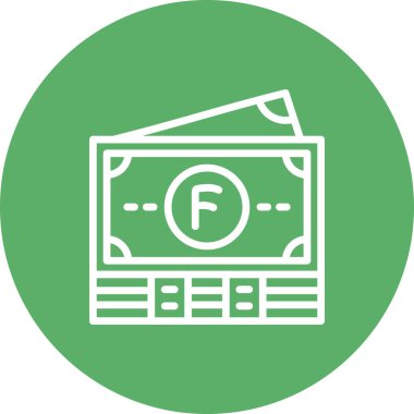 Belçika Frangı Minimum Yüksek Çözünürlüklü Vektör Düzeni