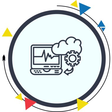 Bulut Kaynağı İzleme Premium Dengeli Ürün Tasarımı Nesnesi