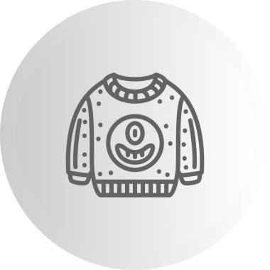 Tepegöz Yüksek Çözünürlüklü Düz Tasarım Sembolü