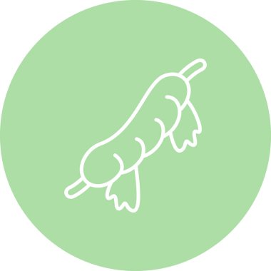 Kebap Simgesi vektör çizimi tasarımı