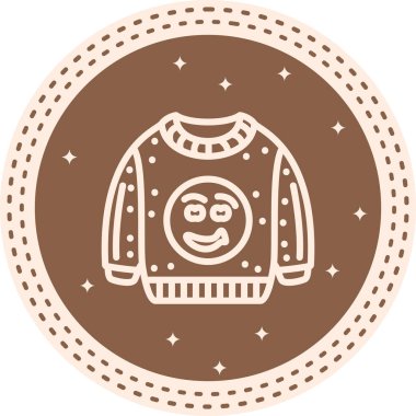 Sırıtma Minimum Düz Kullanıcı Deneyimi Sembolü