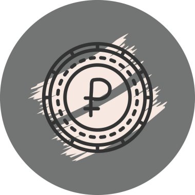 Rus Ruble Bozuk Para Premium Dengeli Ürün Tasarımı Nesnesi