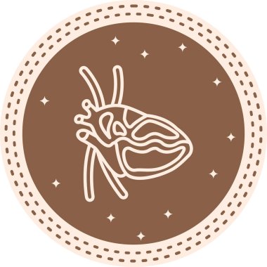 kalp atrium simgesi, vektör çizimi basit tasarım