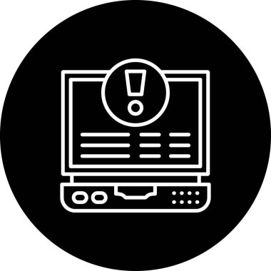 Bilgi tabanı simgesi, basit illüstrasyon