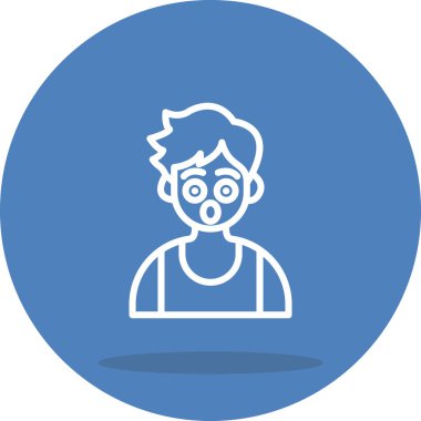 boy avatar icon, vector illustration simple design