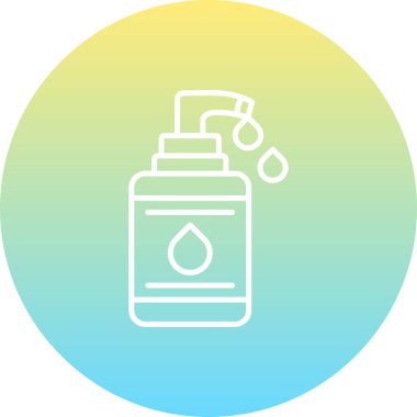 Yüz Temizleyici Simgesi, Basit İllüstrasyon