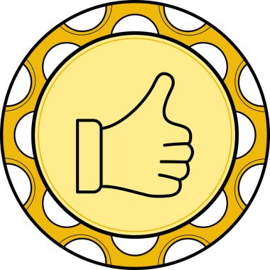 Beyaz Arkaplanda İzole Edilmiş Modern Satır Simgesi Başparmakları  