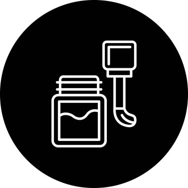 Çivi Polonya Çizgisi Düz Simgesi