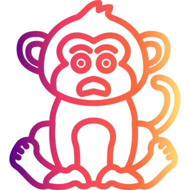 Ürkütücü Maymun Biçimli Damgalama Vektörü Özelliği