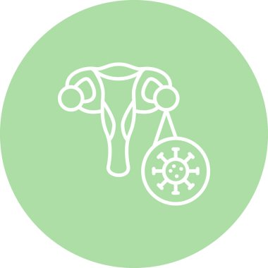 Yumurtalık Kanseri Modern Soyut Tasarım Varlığı