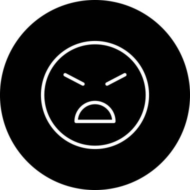 Çizgi film karalama simgesi web işareti, beyaz arkaplanda izole edilmiş emoji simgesi