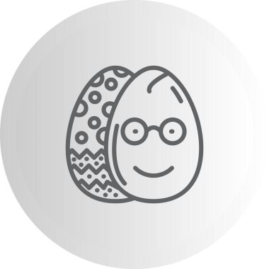 Paskalya İneği Yumurta Tarzı Temiz Ürün Tasarımı Nesnesi