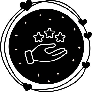 Basit geribildirim simgesi vektör çizimi