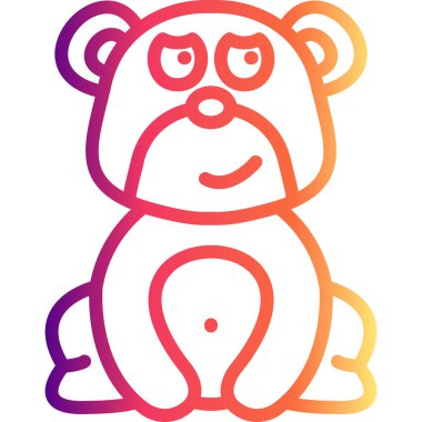 Yuvarlanan Gözlü Ayı Özel Tasarım Varlığı