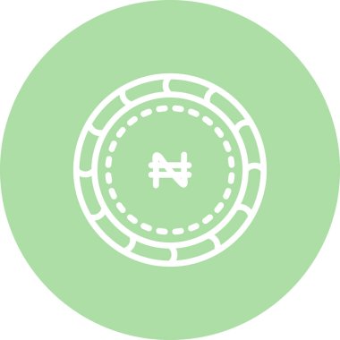 Naira madeni para simgesi, para birimi sembolü