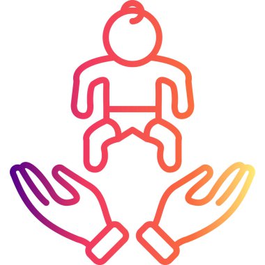 Bebek Bakımı Simgesi, Basit Resim