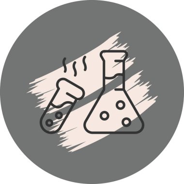 Chemistry Flasks, web simple icon