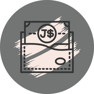 wallet icon, vector illustration simple design