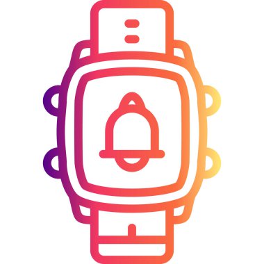 Akıllı Saat Alarmı Yaratıcı Yüksek Çözünürlüklü Grafik Elementi