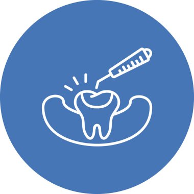 Diş Mühürleyici Minimum Yüksek Çözünürlüklü Vektör Düzeni