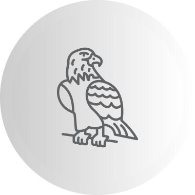 Kartal simgesi vektör illüstrasyon tasarımı