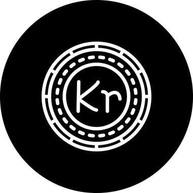 İsveç Krona Bozuk Para Tarzı İşlevsel Web Arayüzü Elementi