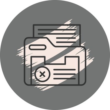 Klasör web simge vektör çizim