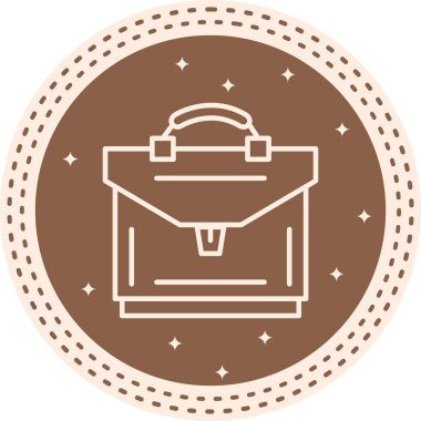 Evrak Çantası'nı web simge vektör çizim