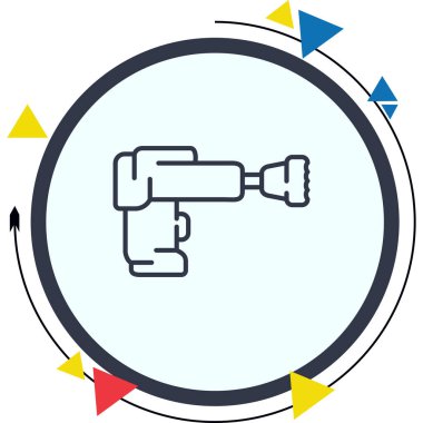 Hole Saw Premium Zarif Dijital Tasarım Sembolü