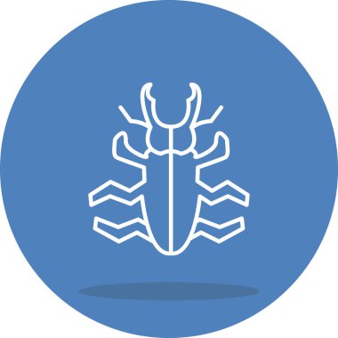 Uygulama veya web sayfası için böcek böceği logosu