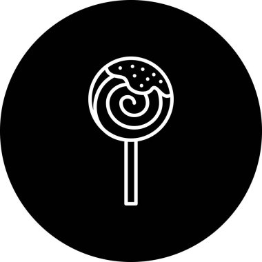 Lolipop Web simgesi vektör illüstrasyonu