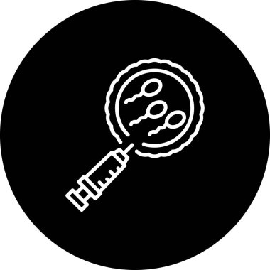 IVF Tedavi Premium Çağdaş Düz Vektör Özelliği