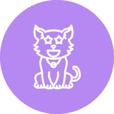 Cat Starstruck Dynamic Creative Digital Graphic Shape