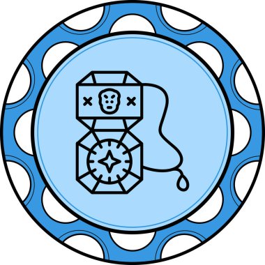 Korsan pusula gezinme web simgesi