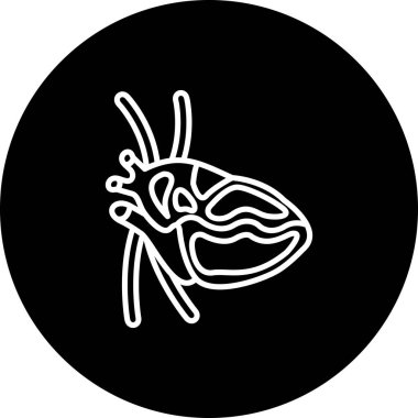 kalp atrium simgesi, vektör çizimi basit tasarım