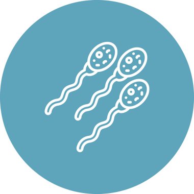 Sperm Hücresi Temizlenmiş Dijital Grafik Düzeni