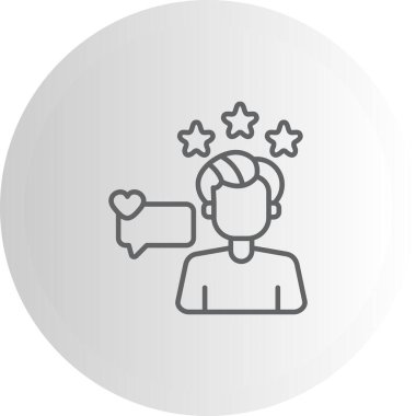 Müşteri İncelemesi Modern Yaratıcı Vektör Varlığı