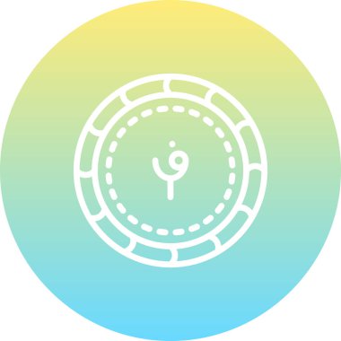 Afgan madeni para simgesi, para birimi sembolü