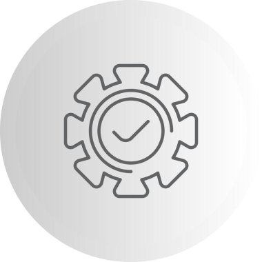 Rozet simgesi, vektör illüstrasyonu basit tasarım